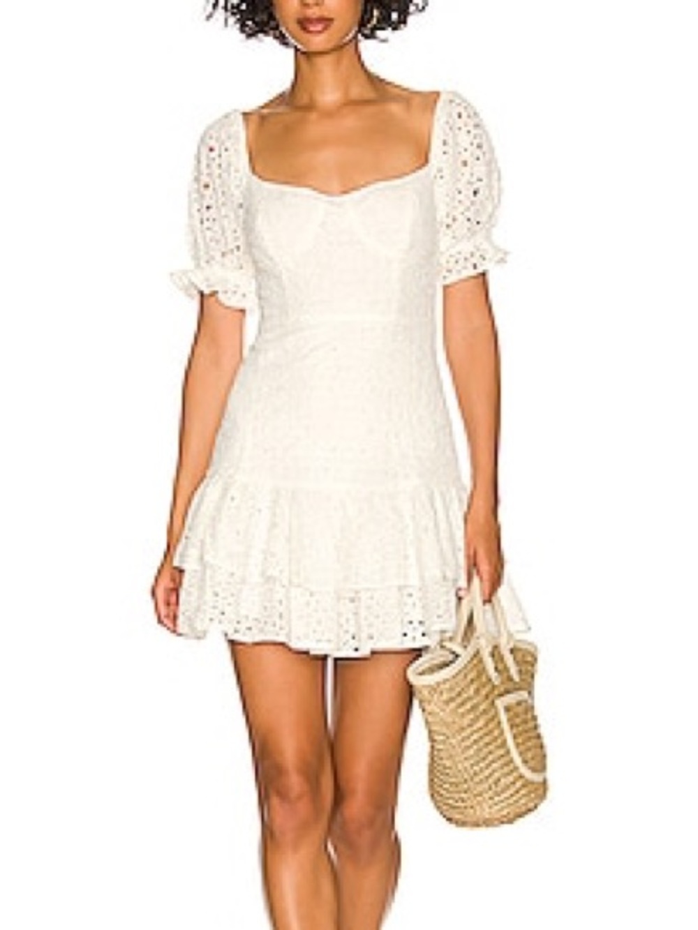 ASTR THE LABEL Roseville Dress in White